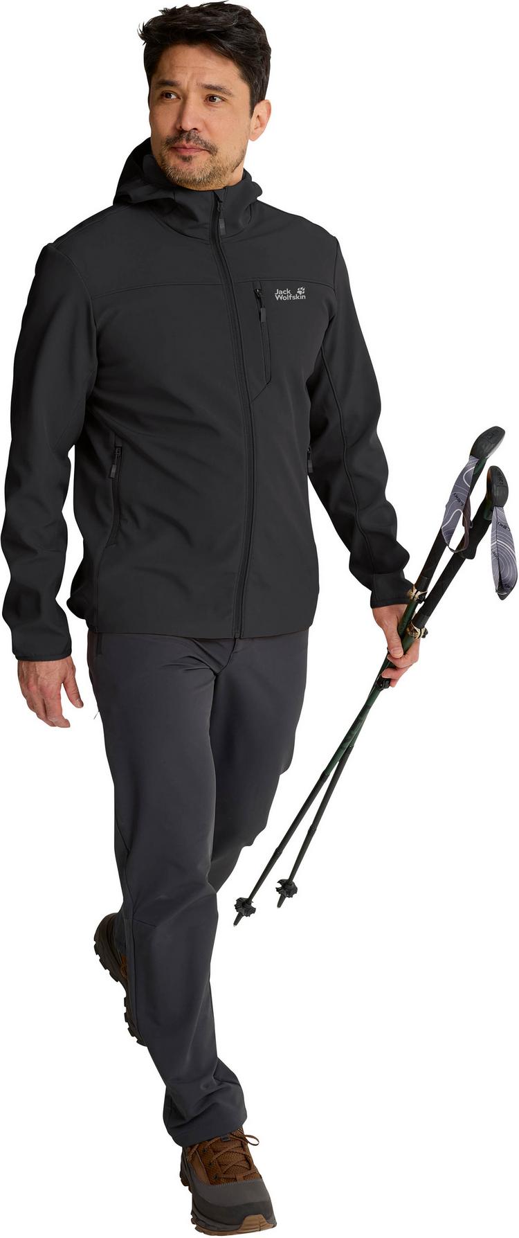 Jack Wolfskin Jack Wolfskin WILD WINDS Softshelljacke Herren - black - 2 | SportScheck