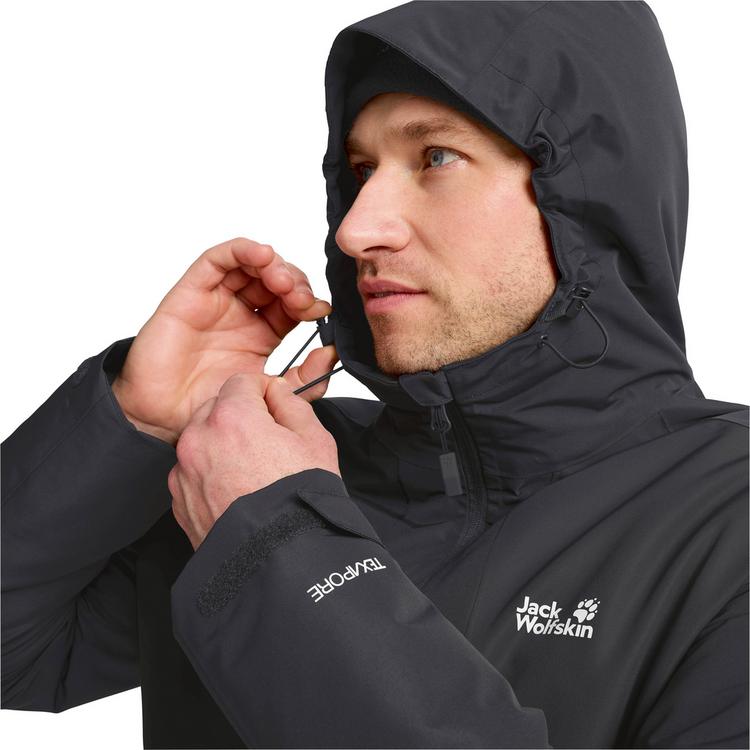 Jack Wolfskin Jack Wolfskin STONETRAIL 2L Regenjacke Herren - black - 3 | SportScheck