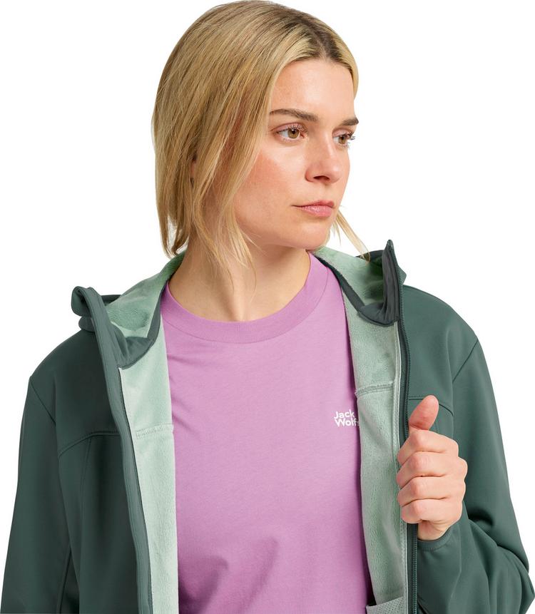 Jack Wolfskin Jack Wolfskin WINDHAIN 2 Softshelljacke Damen - sago palm - 4 | SportScheck