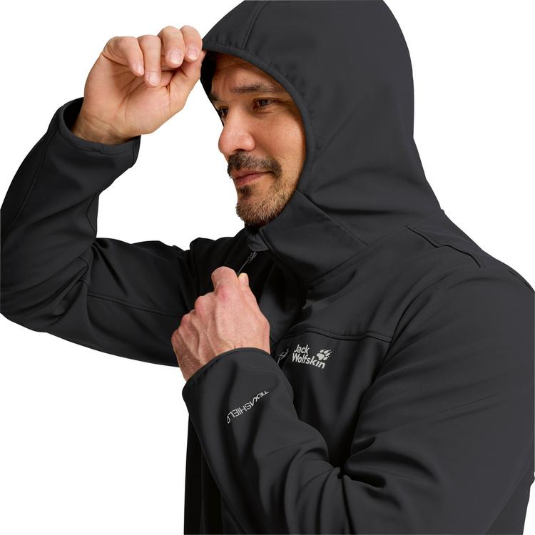 Jack Wolfskin Jack Wolfskin WILD WINDS Softshelljacke Herren - black - 5 | SportScheck
