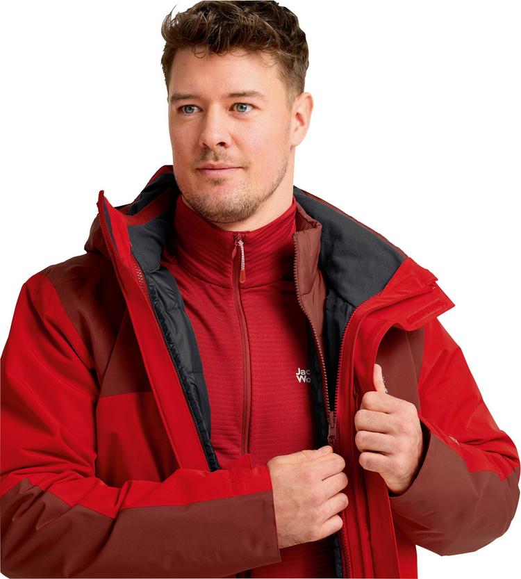 Jack Wolfskin Jack Wolfskin JASPER PRO 3IN1 Doppeljacke Herren - siren red - 6 | SportScheck