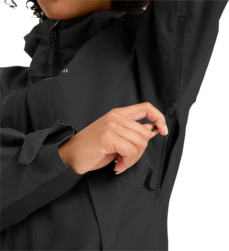Jack Wolfskin Jack Wolfskin FLEXTRAIL 2L Regenjacke Damen - black - 7 | SportScheck