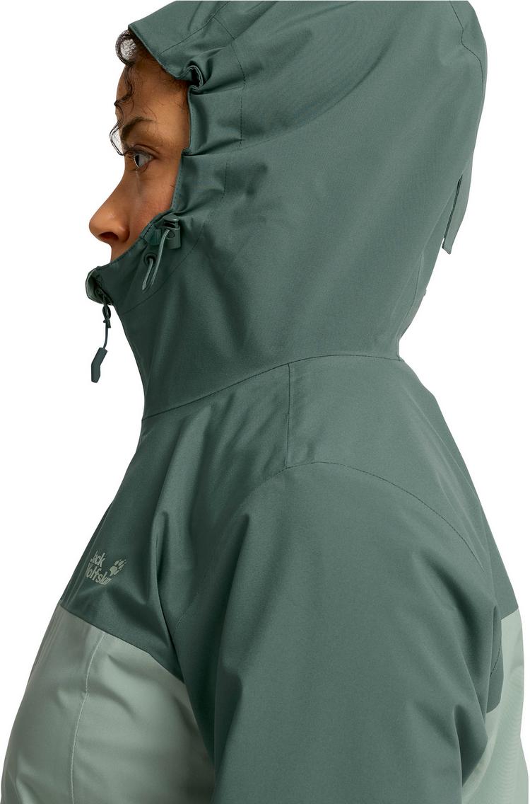 Jack Wolfskin Jack Wolfskin MOONRISE 2 3IN1 Doppeljacke Damen - green zinnia - 7 | SportScheck