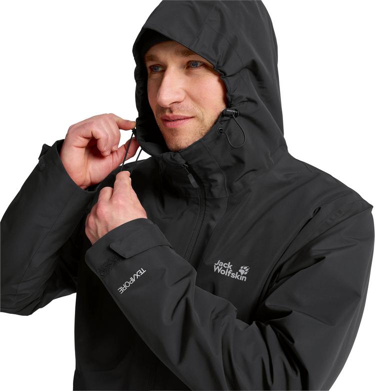 Jack Wolfskin Jack Wolfskin STONETRAIL 3IN1 Doppeljacke Herren - black - 7 | SportScheck