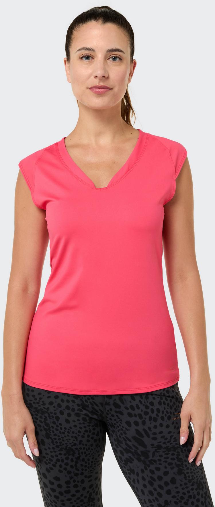 VENICE BEACH VENICE BEACH Eleam Funktionsshirt Damen - red melon - 0 | SportScheck