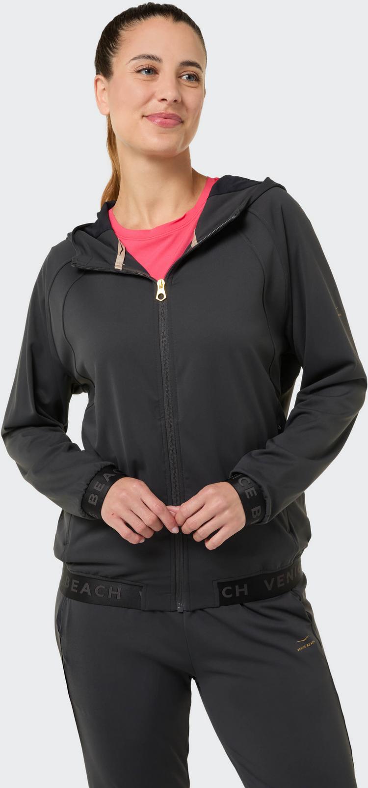 VENICE BEACH VENICE BEACH Sienna Kapuzenjacke Damen - anthracite - 0 | SportScheck