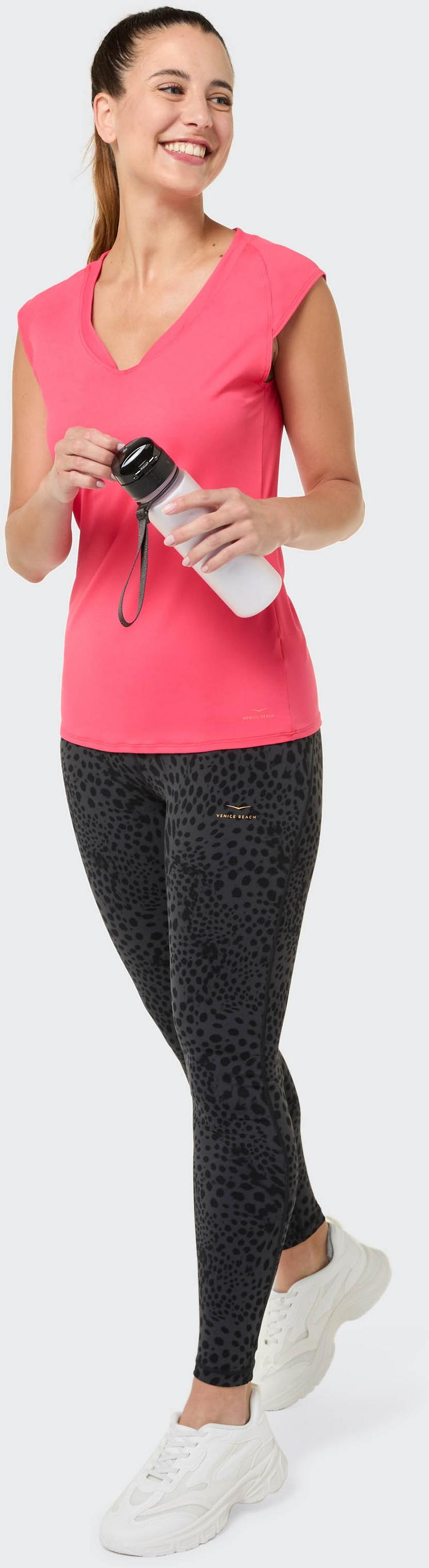 VENICE BEACH VENICE BEACH Eleam Funktionsshirt Damen - red melon - 4 | SportScheck