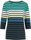 JOY sportswear KALINA Funktionsshirt Damen - coastal blue stripes