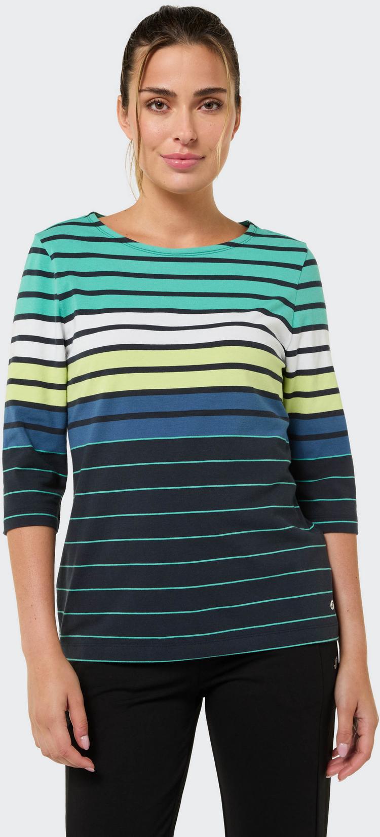 JOY sportswear JOY sportswear KALINA Funktionsshirt Damen - coastal blue stripes - 0 | SportScheck