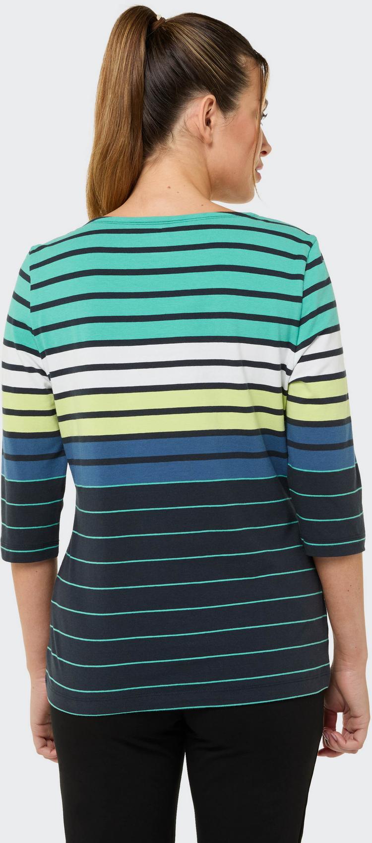 JOY sportswear JOY sportswear KALINA Funktionsshirt Damen - coastal blue stripes - 1 | SportScheck
