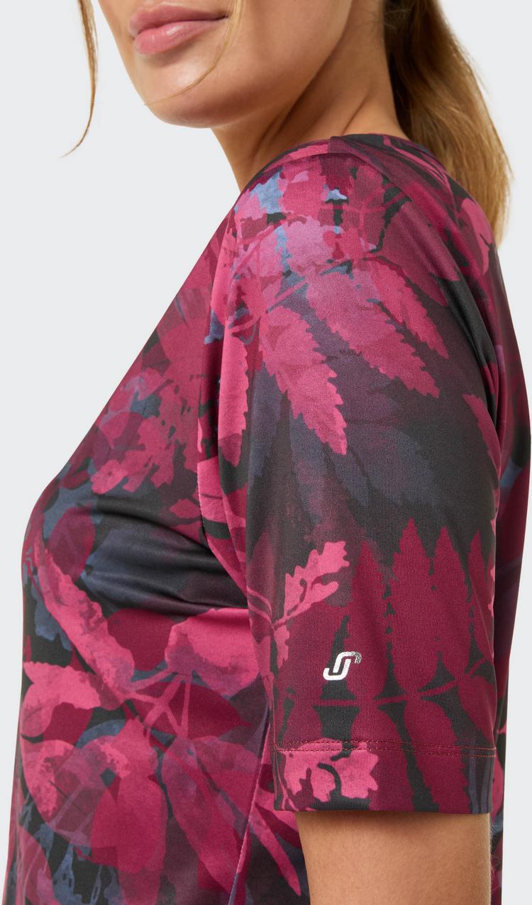 JOY sportswear JOY sportswear PALOMA Funktionsshirt Damen - plum leaf print - 3 | SportScheck