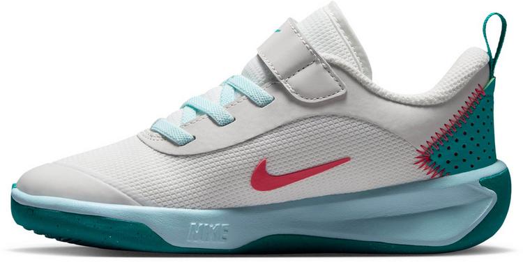 Nike Nike OMNI MULTI-COURT PS Hallenschuhe Kinder - off white-glacier blue-energy - 0 | SportScheck