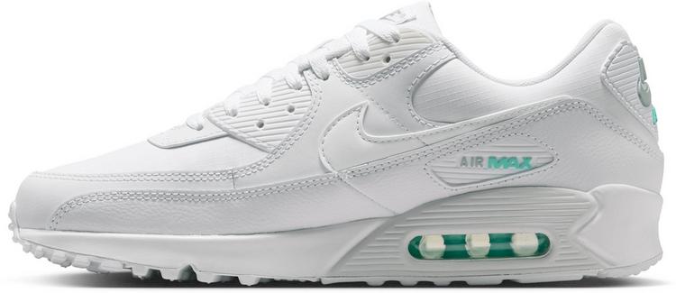 Nike Nike Air Max 90 Sneaker Herren - white-photon dust-hyper turq - 0 | SportScheck