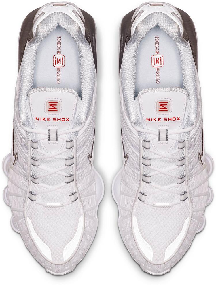 Nike Nike Shox TL Sneaker Herren - white-white-metallic silver-max orange - 0 | SportScheck