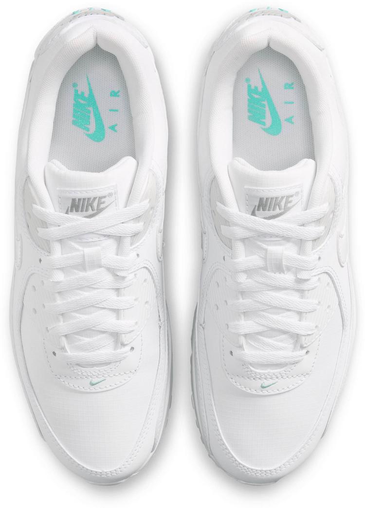 Nike Nike Air Max 90 Sneaker Herren - white-photon dust-hyper turq - 0 | SportScheck