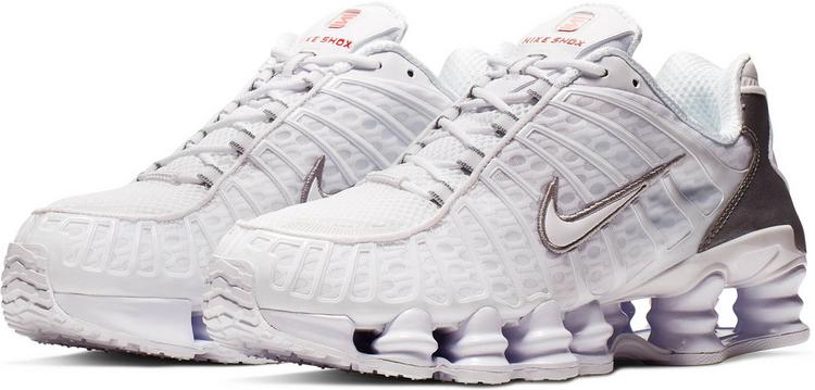 Nike Nike Shox TL Sneaker Herren - white-white-metallic silver-max orange - 2 | SportScheck