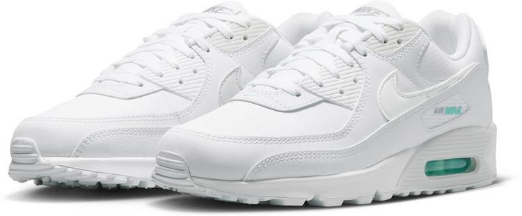 Nike Nike Air Max 90 Sneaker Herren - white-photon dust-hyper turq - 3 | SportScheck