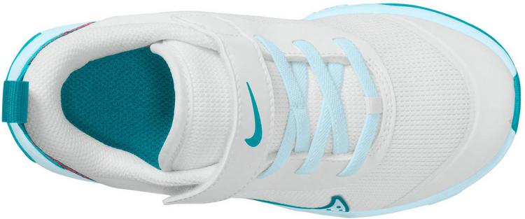 Nike Nike OMNI MULTI-COURT PS Hallenschuhe Kinder - off white-glacier blue-energy - 4 | SportScheck