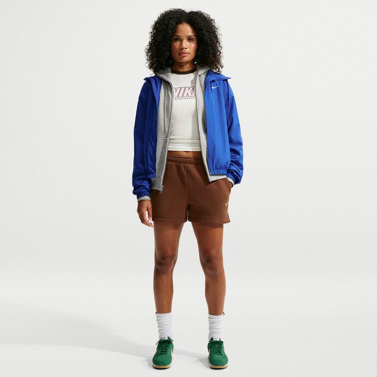 Nike Nike Studio Fleece Sweatshorts Damen - cacao wow-sail - 0 | SportScheck