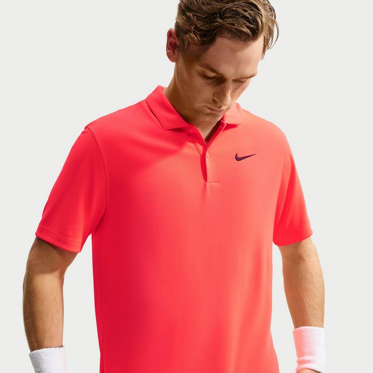Nike Nike M NKCT DF POLO SOLID Tennis Polo Herren - bright crimson-black - 2 | SportScheck