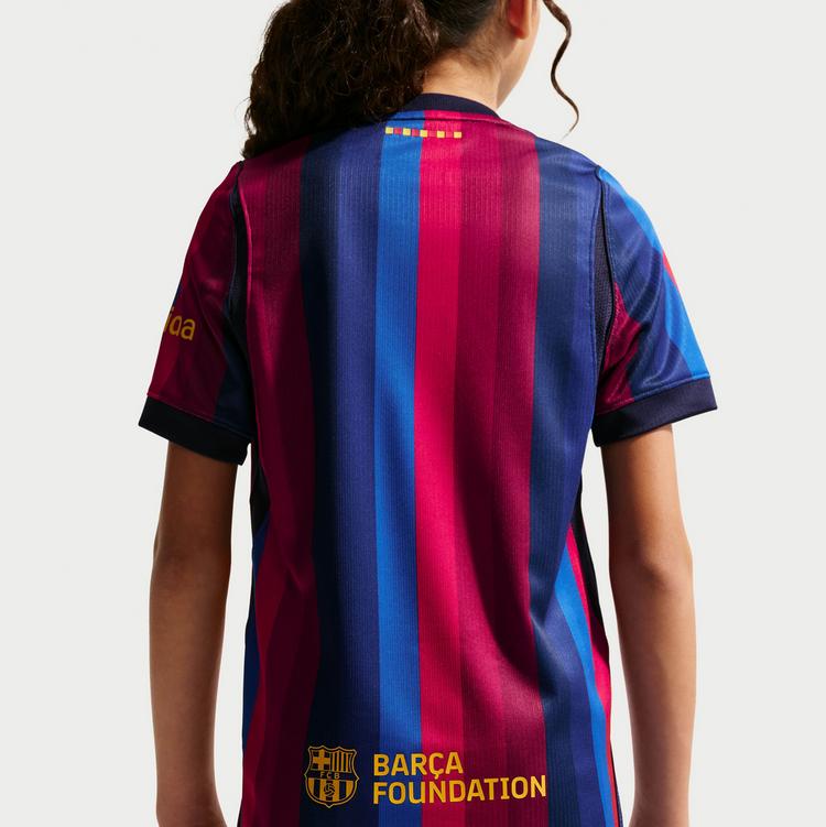 Nike Nike FC Barcelona 26-27 Heim Teamtrikot Kinder - deep garnet-blue void-mineral yello - 2 | SportScheck