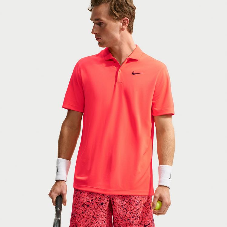 Nike Nike M NKCT DF POLO SOLID Tennis Polo Herren - bright crimson-black - 4 | SportScheck