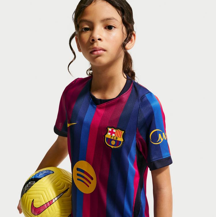 Nike Nike FC Barcelona 26-27 Heim Teamtrikot Kinder - deep garnet-blue void-mineral yello - 4 | SportScheck