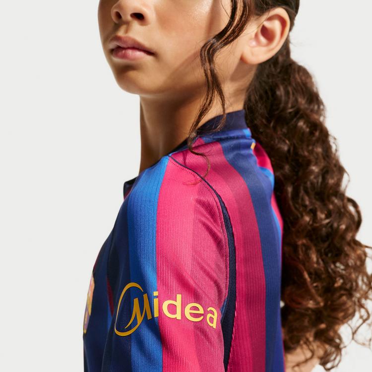 Nike Nike FC Barcelona 26-27 Heim Teamtrikot Kinder - deep garnet-blue void-mineral yello - 5 | SportScheck