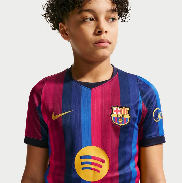 Nike Nike FC Barcelona 26-27 Heim Teamtrikot Kinder - deep garnet-blue void-mineral yello - 6 | SportScheck