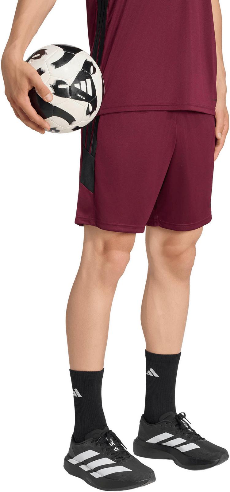 adidas adidas TIRO Fu&szlig;ballshorts Herren - maroon-black-black - 0 | SportScheck