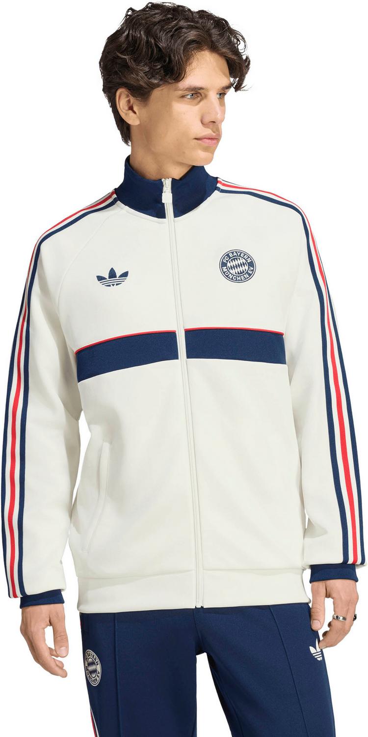 adidas adidas FC BAYERN M&Uuml;NCHEN Trainingsjacke Herren - cwhite-nindig - 0 | SportScheck