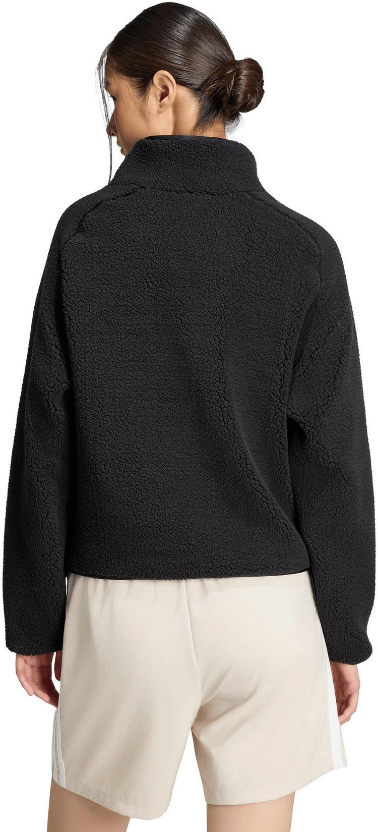 adidas adidas City Tech Fleeceshirt Damen - black - 1 | SportScheck
