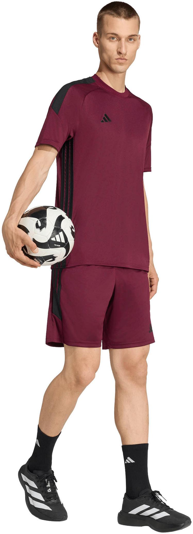 adidas adidas TIRO Fu&szlig;ballshorts Herren - maroon-black-black - 2 | SportScheck