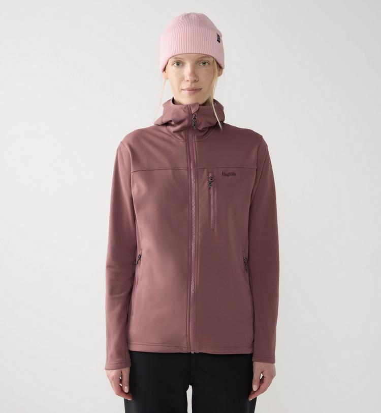 Hagl&ouml;fs Hagl&ouml;fs Rosson Fleecejacke Damen - misty mauve - 0 | SportScheck