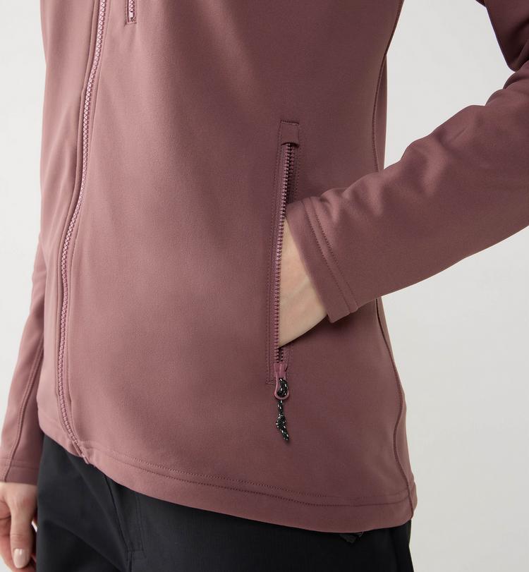 Hagl&ouml;fs Hagl&ouml;fs Rosson Fleecejacke Damen - misty mauve - 7 | SportScheck
