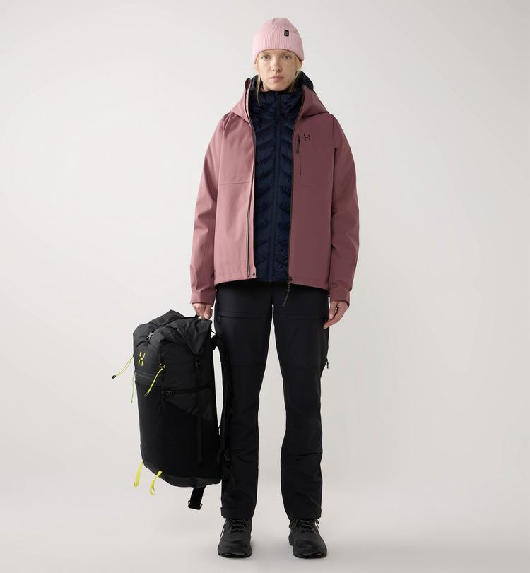Hagl&ouml;fs Hagl&ouml;fs Front Proof II Hardshelljacke Damen - misty mauve - 3 | SportScheck