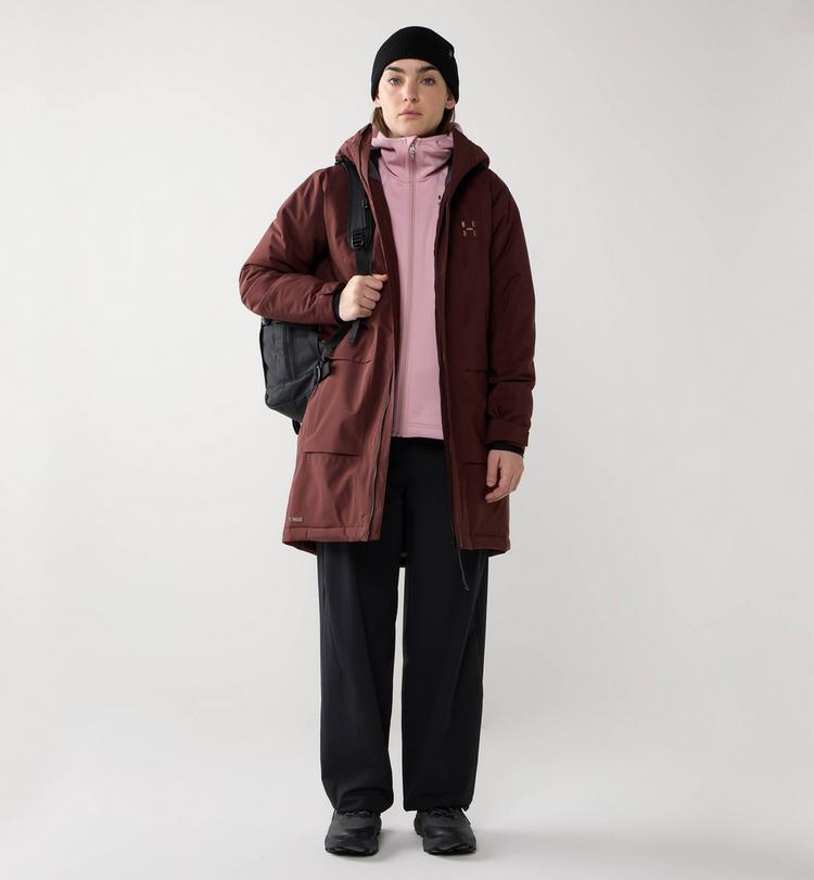 Hagl&ouml;fs Hagl&ouml;fs Salix Proof Mimic II Parka Damen - maroon trail - 3 | SportScheck