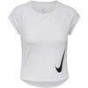 Nike TEMPO Funktionsshirt Damen - white-photon dust-reflective silv-b