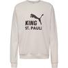 PUMA FC St. Pauli King Logo Sweatshirt Herren - alpine snow-dark chocolate
