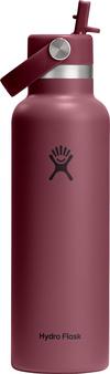 Hydro Flask 21 OZ STANDARD FLEX STRAW Isolierflasche - burgundy