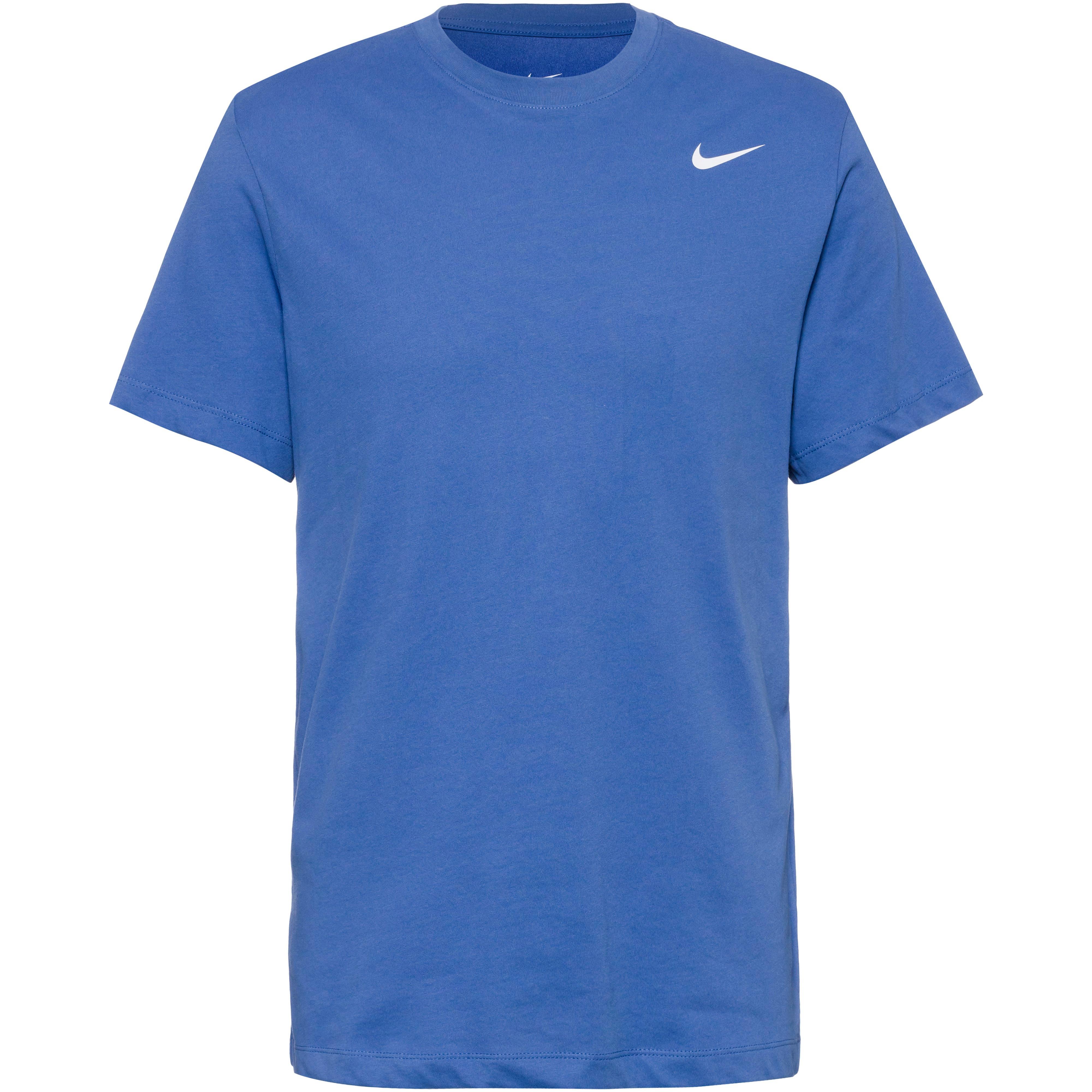 Nike DRI-FIT Funktionsshirt Rundhals Kurzarm Blau