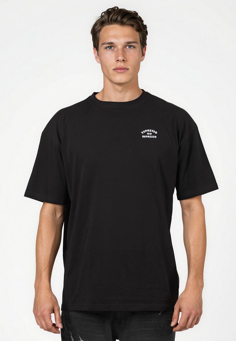 Kleinigkeit Kleinigkeit Espresso No Depresso T-Shirt Herren - black - 0 | SportScheck