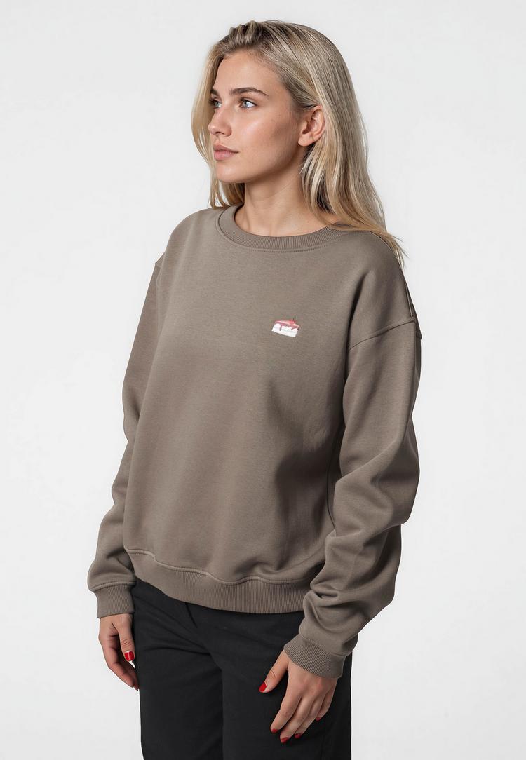 Kleinigkeit Kleinigkeit Creme de la Creme Sweatshirt Damen - dark chocolate - 2 | SportScheck