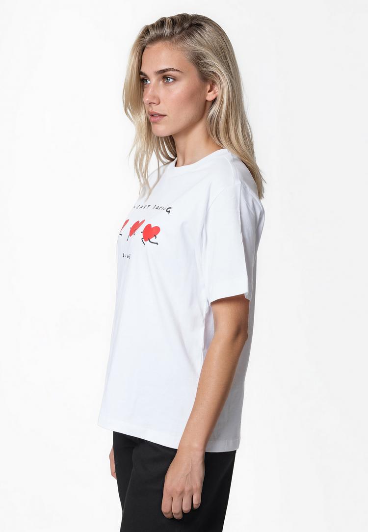 Kleinigkeit Kleinigkeit Heart Racing T-Shirt Damen - white - 2 | SportScheck