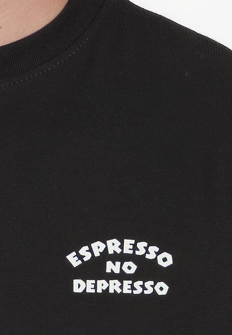 Kleinigkeit Kleinigkeit Espresso No Depresso T-Shirt Herren - black - 2 | SportScheck