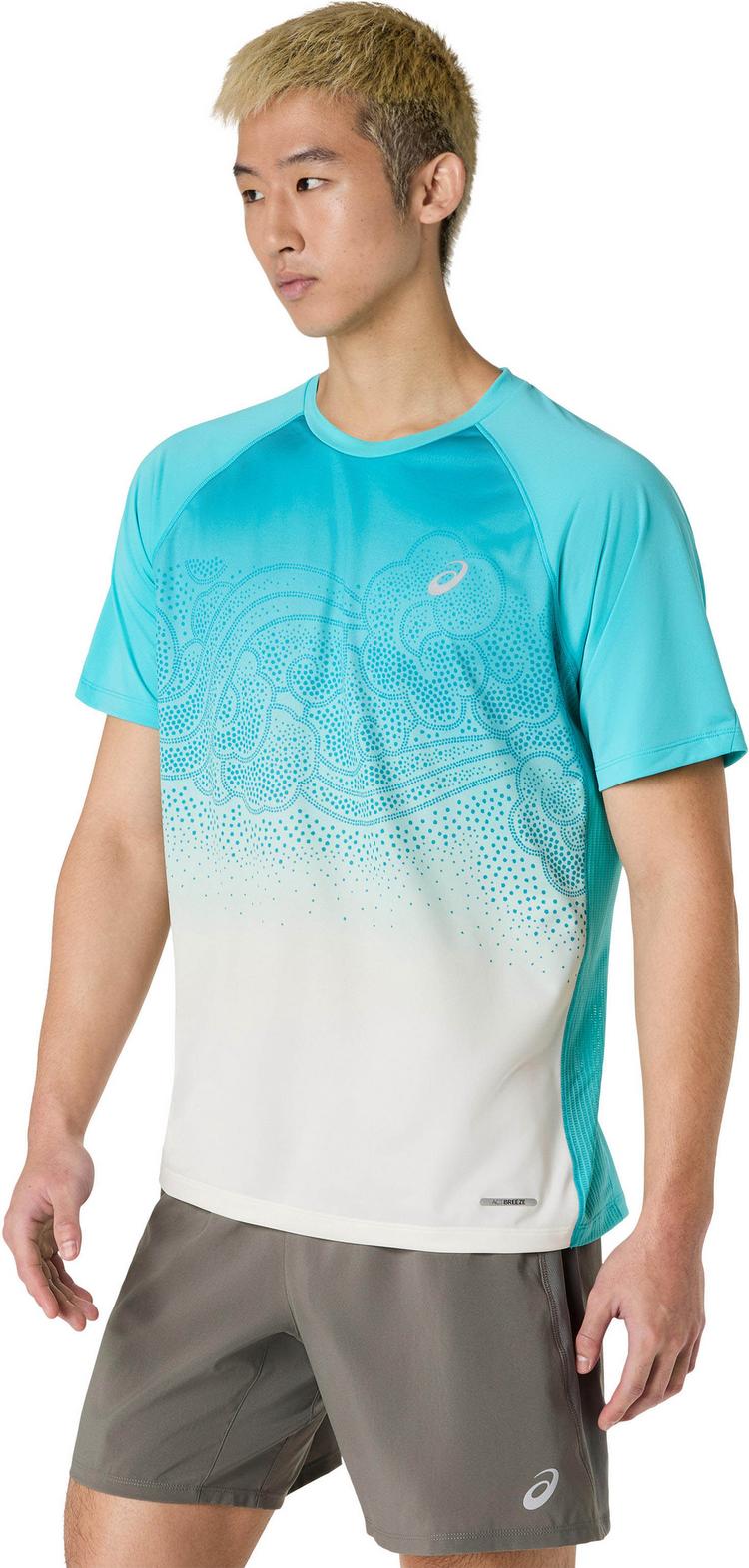 ASICS ASICS ROAD FADE Funktionsshirt Herren - energy aqua - 2 | SportScheck