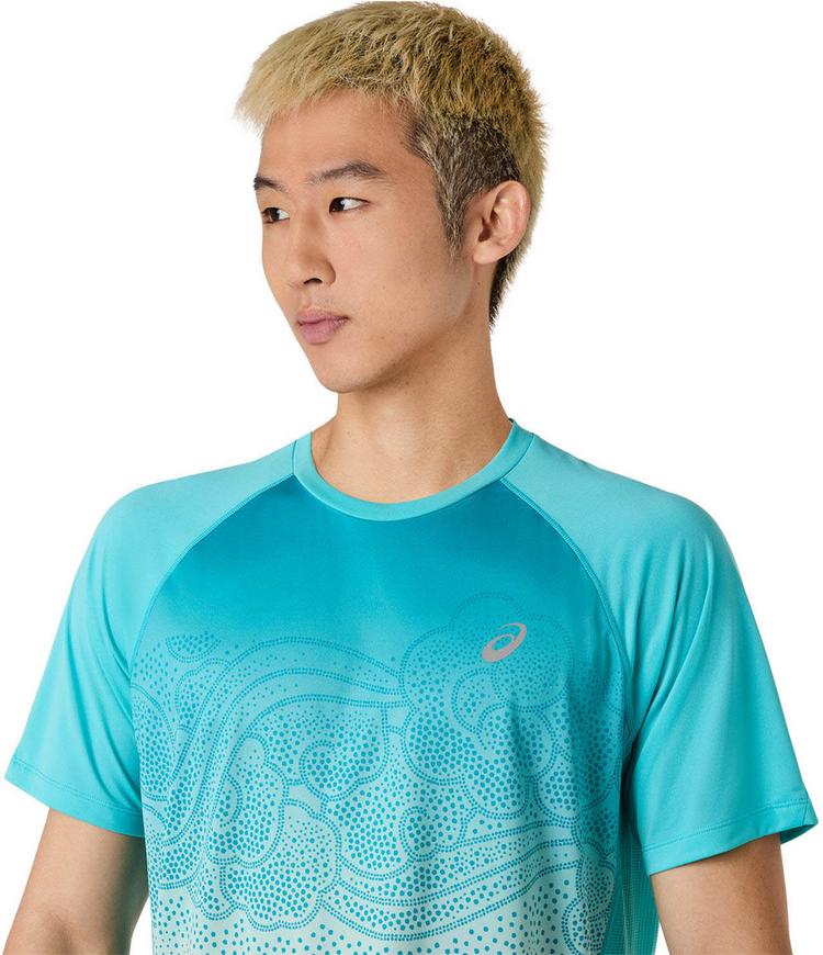 ASICS ASICS ROAD FADE Funktionsshirt Herren - energy aqua - 3 | SportScheck