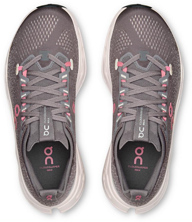 On On Cloudsurfer Max Laufschuhe Damen - pebble-oyster - 0 | SportScheck