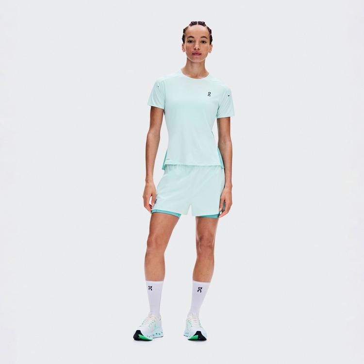 On On Performance-T Funktionsshirt Damen - flurry-aquamarine - 0 | SportScheck