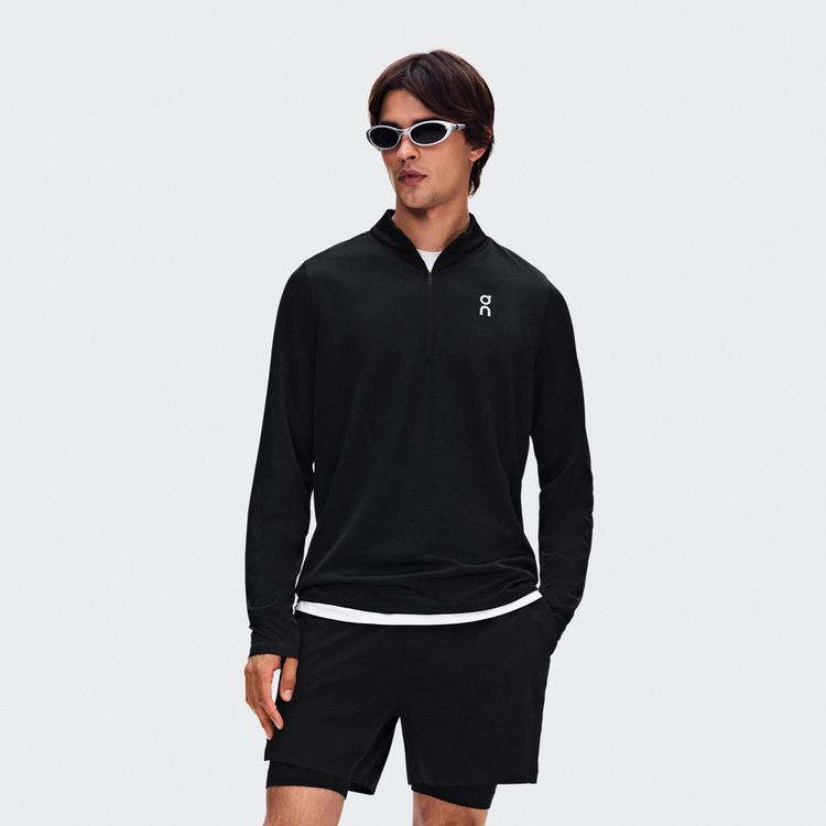 On On Core 1/4 Zip Funktionsshirt Herren - black - 0 | SportScheck